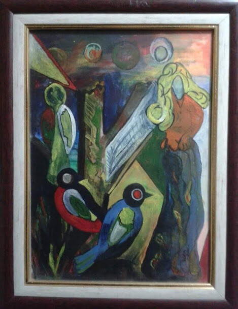 Kuş Rüyası serisinden Bora Dervişoğlu tablosu (049)