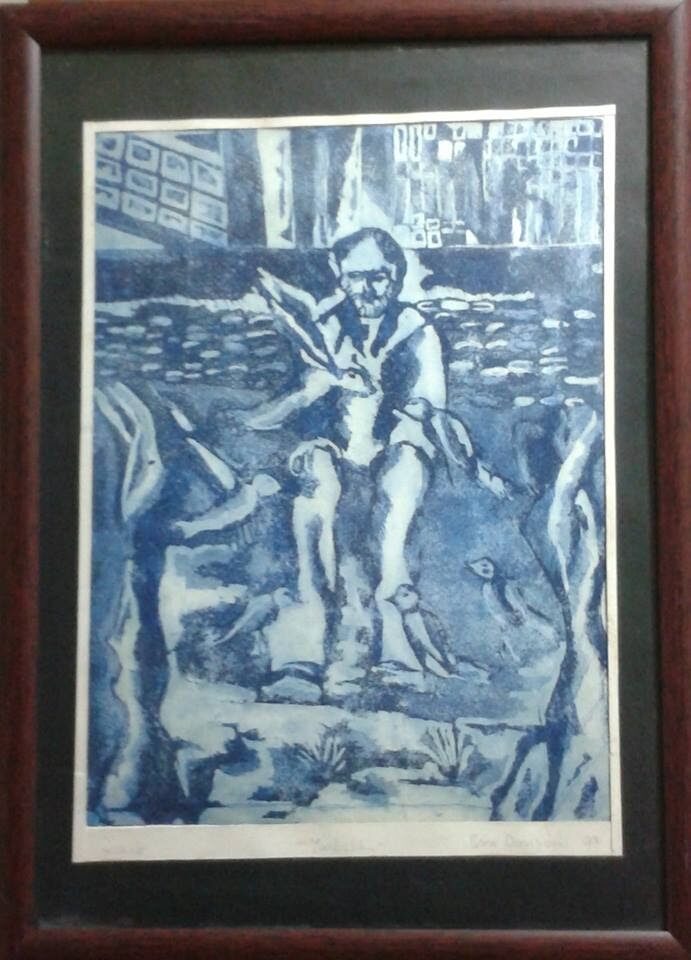 Kuş Rüyası serisinden Bora Dervişoğlu tablosu (053)