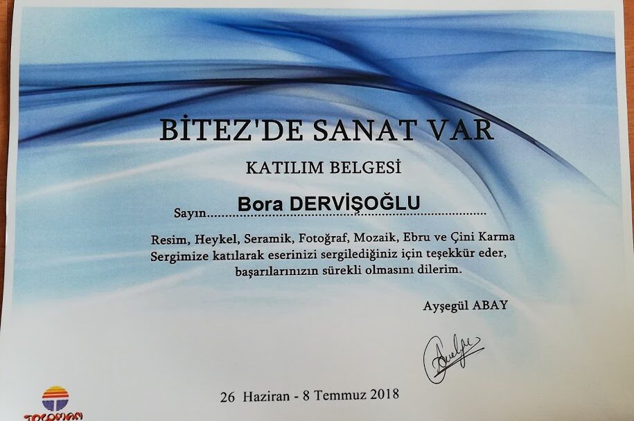 Sergi afişi, davetiye veya katılım belgesi (arşiv taraması) (023)