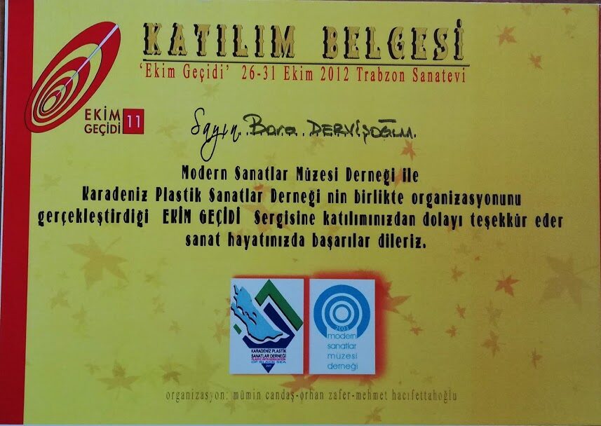 Sergi afişi, davetiye veya katılım belgesi (arşiv taraması) (030)